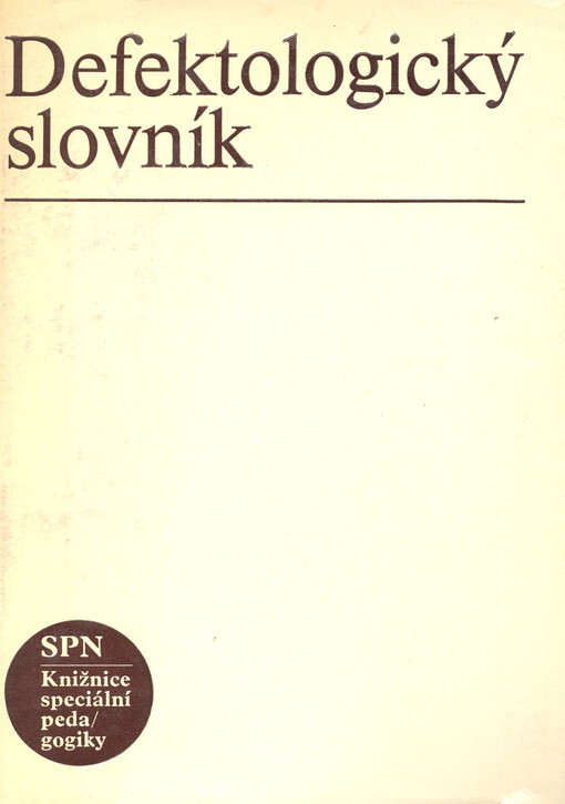 Defektologický slovník