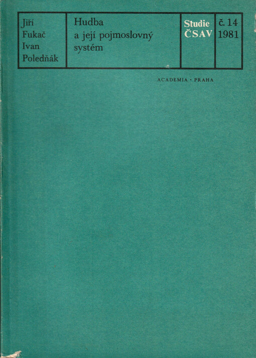 Hudba a její pojmoslovný systém : otázky stratifikace a taxonomie hudby