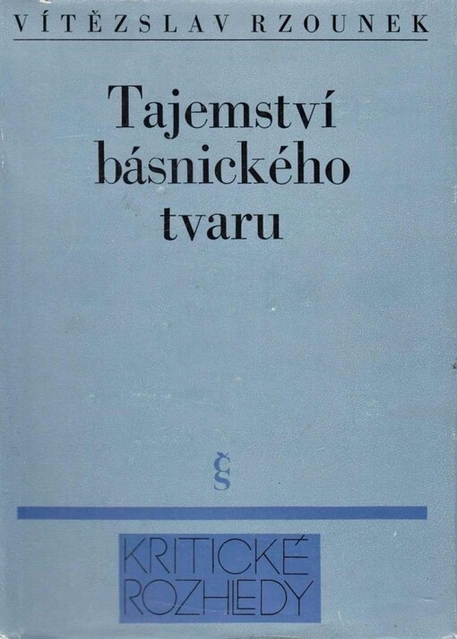 Tajemství básnického tvaru