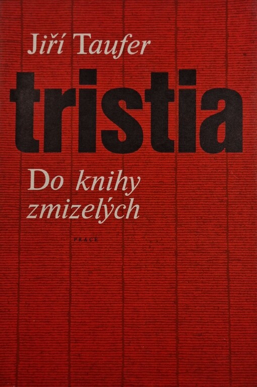 Tristia :do knihy zmizelých