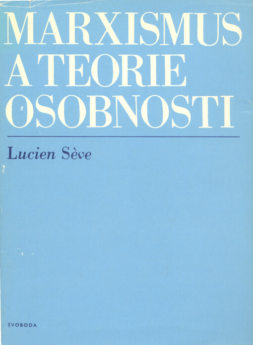 Marxismus a teorie osobnosti