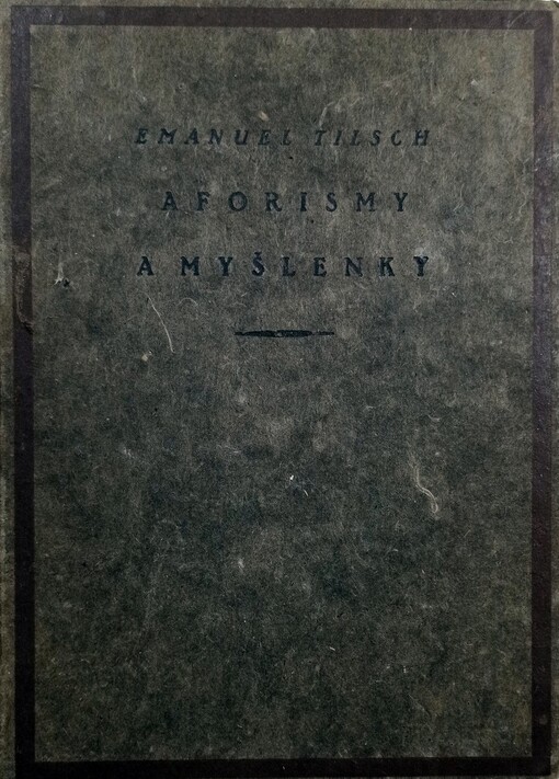 Aforismy a myšlenky