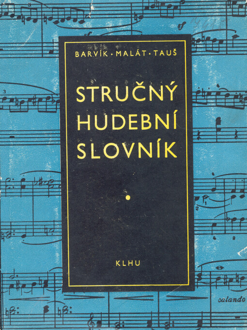 Stručný hudební slovník