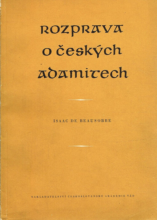 Rozprava o českých adamitech