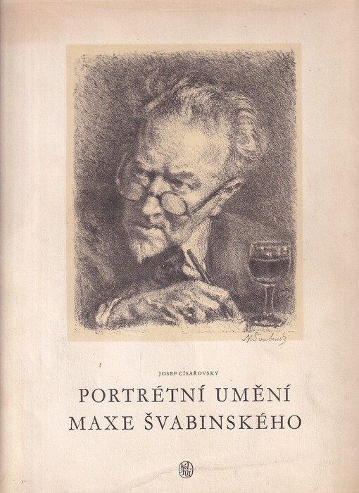 Portrétní umění Maxe Švabinského :skizza k portrétu Maxe Švabinského