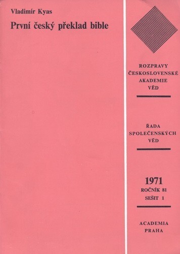 První český překlad Bible