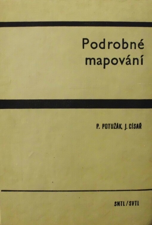 Podrobné mapování :celost. učebnice pro vys. školy [i pro] žáky stř. prům. škol zeměměř.