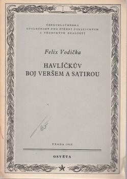 Havlíčkův boj veršem a satirou: z cyklu Satira a humor v české literatuře, svazek 2