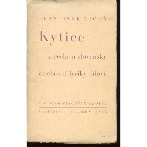 Kytice z české a slovenské duchovní lyriky lidové