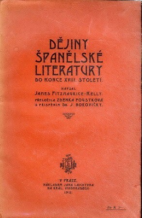 Dějiny španělské literatury do konce XVIII. století
