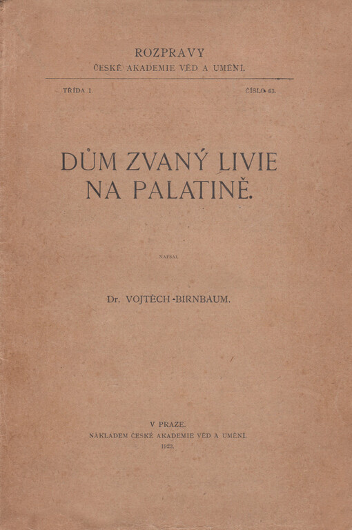 Dům zvaný Livie na Palatině