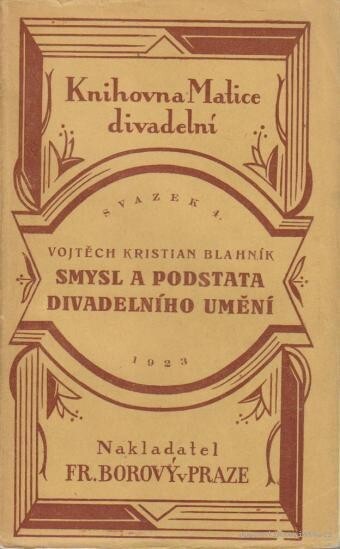 Smysl a podstata divadelního umění