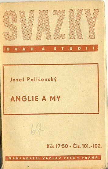 Anglie a my: esej o dějinách anglo-českých styků