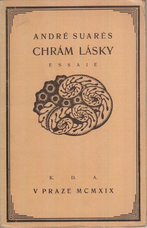 Chrám lásky :essaie