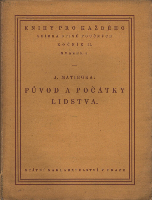 Původ a počátky lidstva