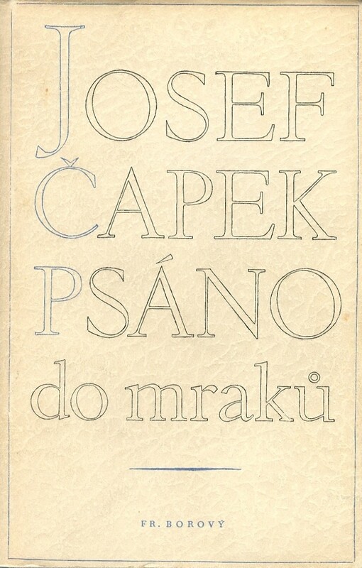 Psáno do mraků :1936-1939