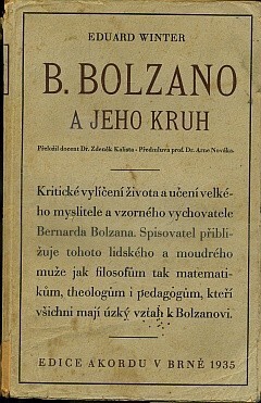 Bernard Bolzano a jeho kruh =[Bernard Bolzano und sein Kreis]