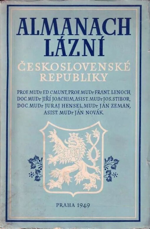 Almanach lázní Československé republiky