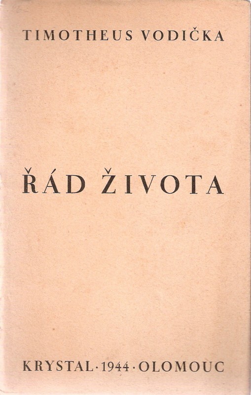 Řád života :glosy k praktické filosofii