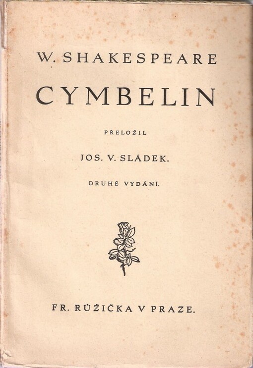 Cymbelin :tragedie v pěti jednáních