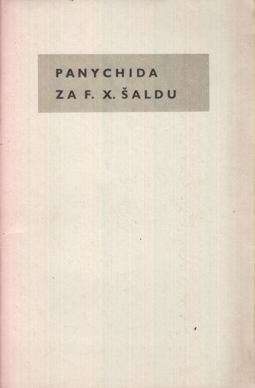 Panychida za F.X. Šaldu