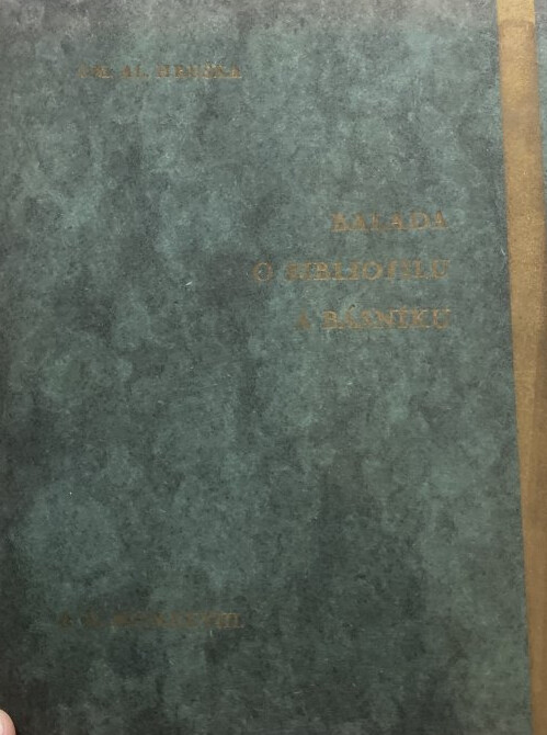 Balada o bibliofilu a básníku