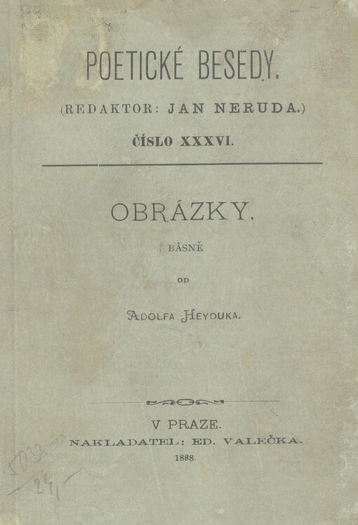 Obrázky : básně od Adolfa Heyduka