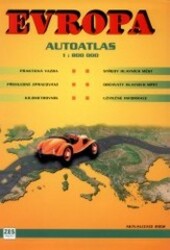 Evropa autoatlas 1:800^000 : praktická vazba; přehledné zpracování; kilometrovník; středy hlavních měst; obchvaty hlavních měst; užitečné informace : aktualizace 2002