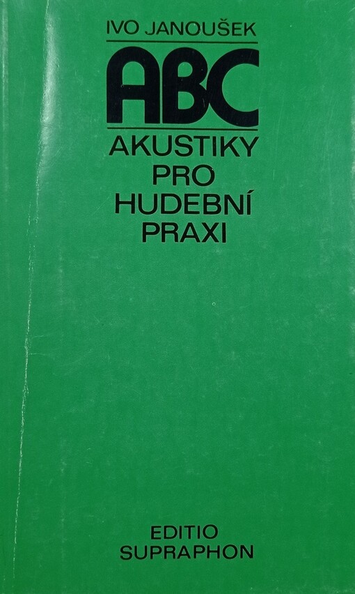 ABC akustiky pro hudební praxi