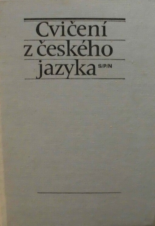 Cvičení z českého jazyka