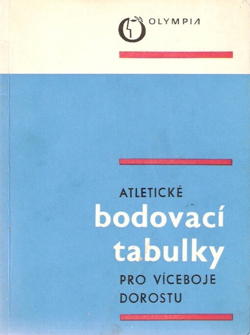 Atletické bodovací tabulky pro víceboje dorostu