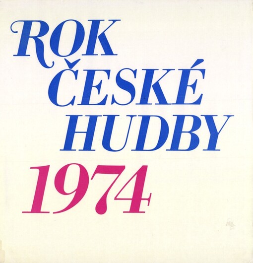 Rok české hudby 1974