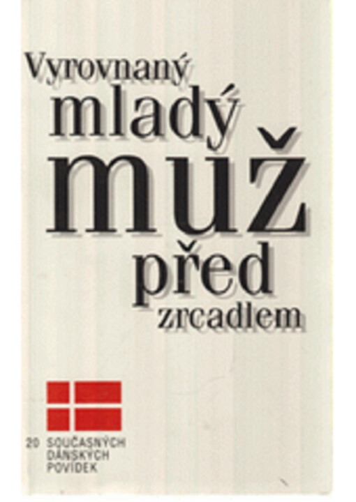 Vyrovnaný mladý muž před zrcadlem