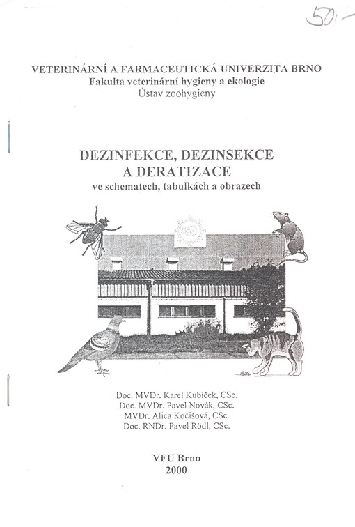 Dezinfekce, dezinsekce a deratizace ve schematech, tabulkách a obrazech