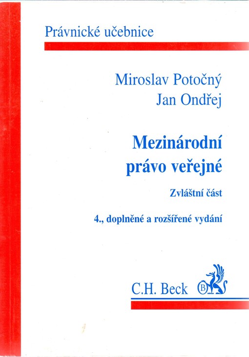 Mezinárodní právo veřejné: zvláštní část