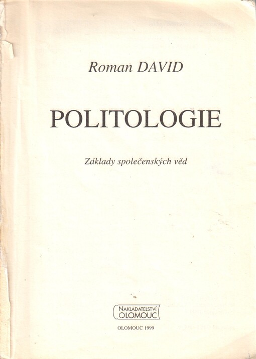 Politologie: základy společenských věd