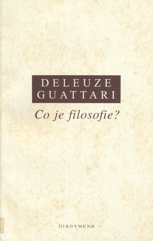 Co je filosofie?