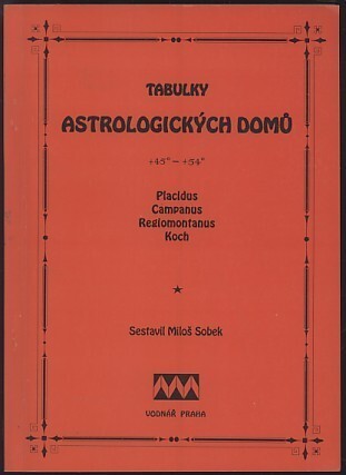 Tabulky astrologických domů pro zeměpisné šířky od +45° do +54°
