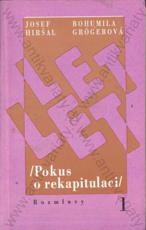 Let let : pokus o rekapitulaci. Díl 1