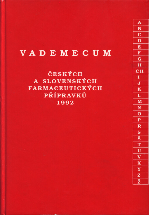 Vademecum českých a slovenských farmaceutických přípravků 1992
