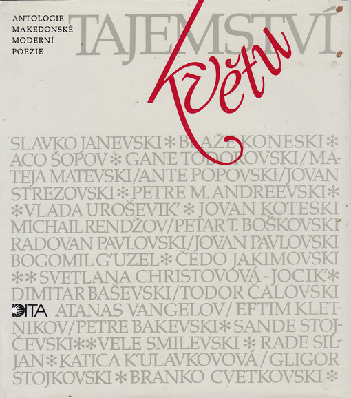 Tajemství květu: antologie makedonské moderní poezie