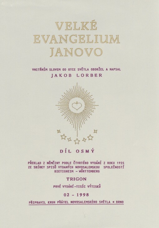 Velké evangelium Janovo, 8. díl