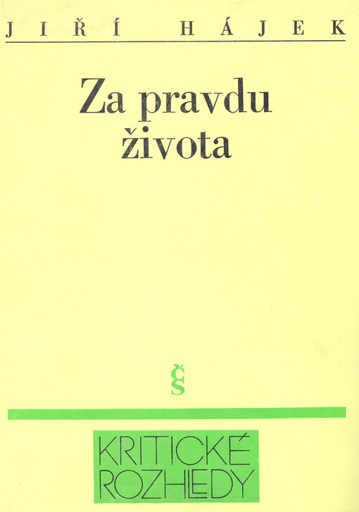 Za pravdu života: literatura 1965-1988