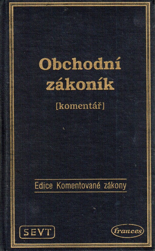 Obchodní zákoník: komentář