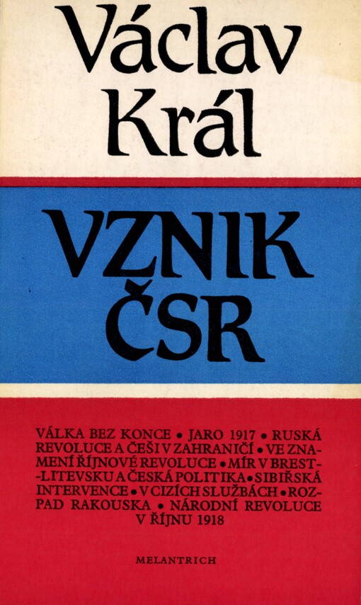 Vznik ČSR