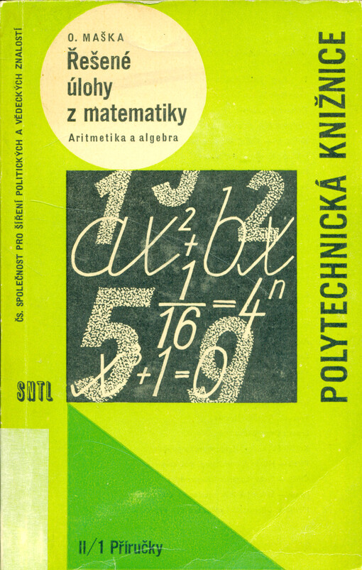 Řešené úlohy z matematiky : aritmetika a algebra 