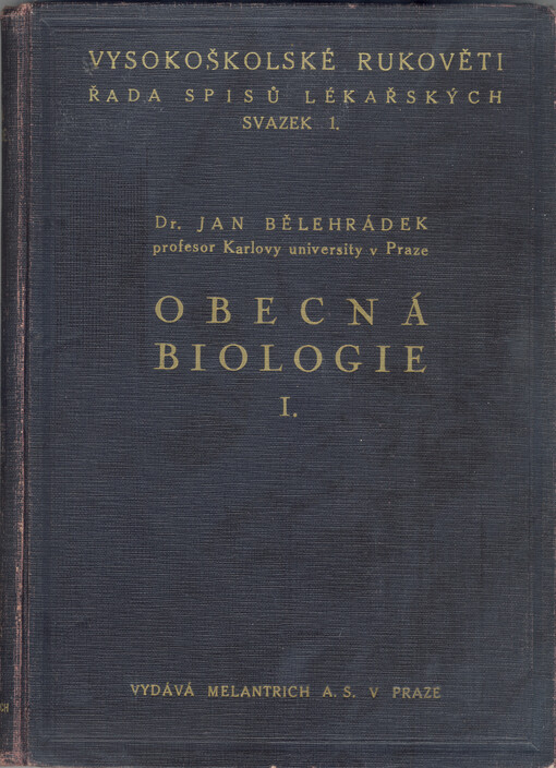 Obecná biologie.Díl první, 4., přeprac. a rozš. vyd.