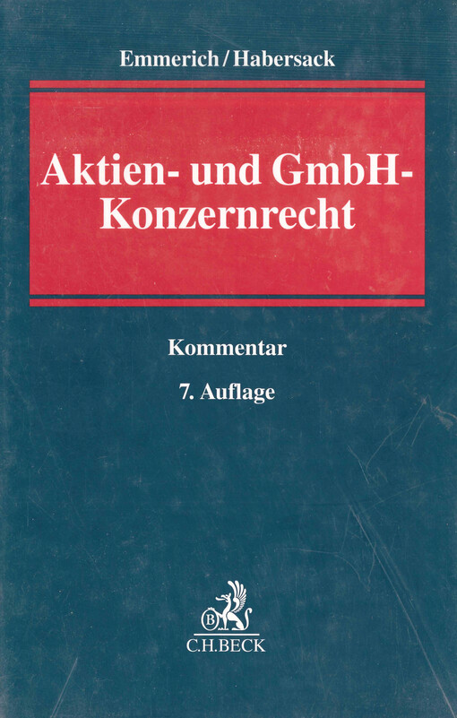 Aktien- und GmbH-Konzernrecht :Kommentar