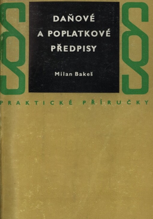 Daňové a poplatkové předpisy