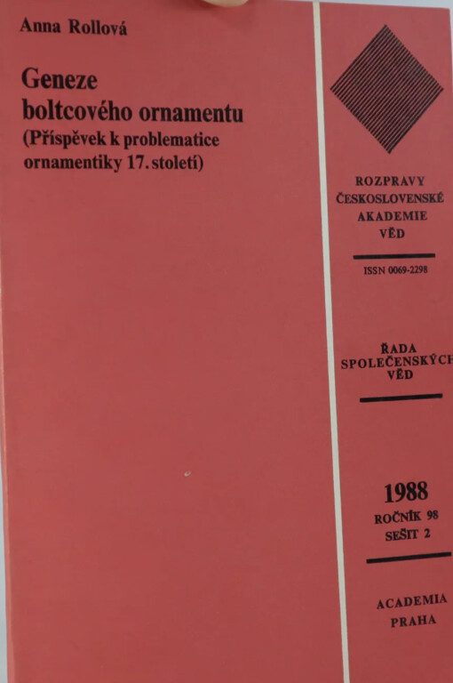 Geneze boltcového ornamentu :(příspěvek k problematice ornamentiky 17. století)